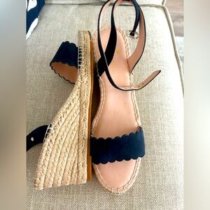 Kate Spade Size 8 Wedge Navy